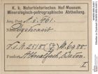 Etiketten zu Dyskrasit (NHMW-MIN-Ai461)